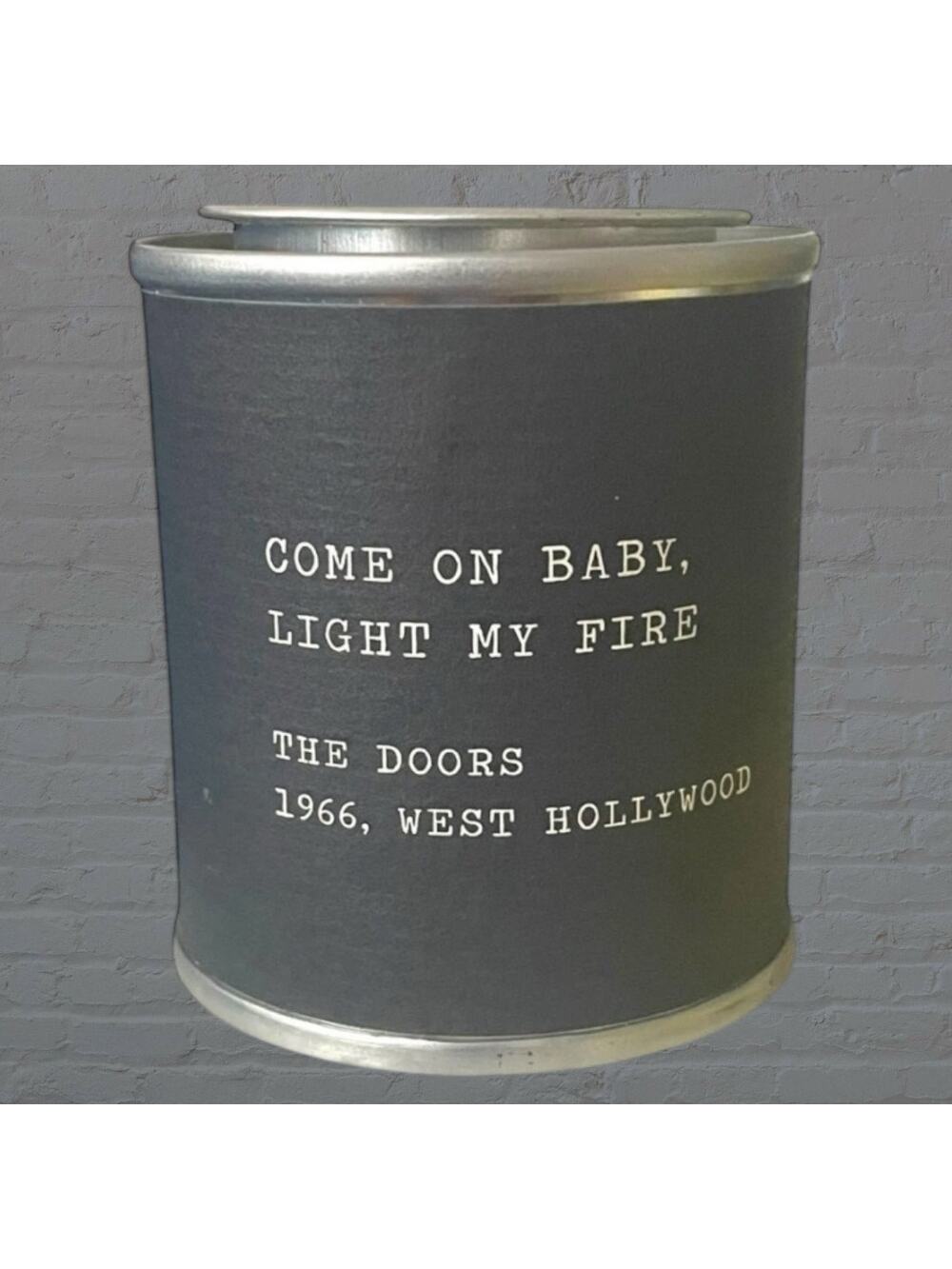 Sugarboo Co Legends The Doors Come On Baby Light My Fire 1966 Candle Decor 3oz
